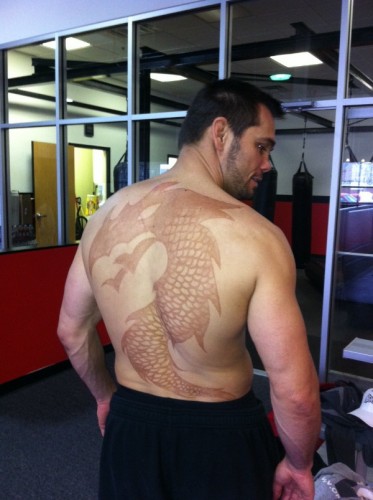ufc fighters tattoos. UFC Fighter Rich Franklin